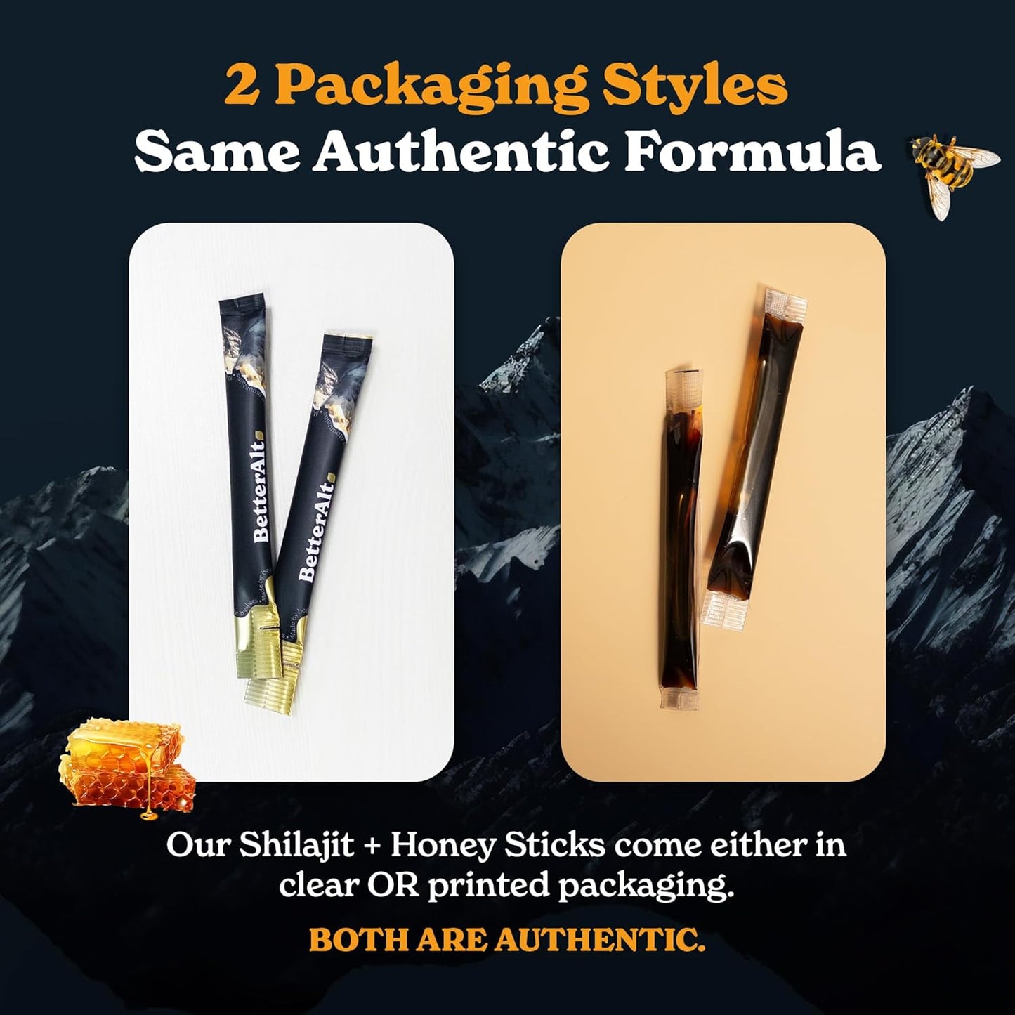 Barras de Shilajit del Himalaya BetterAltâ„¢