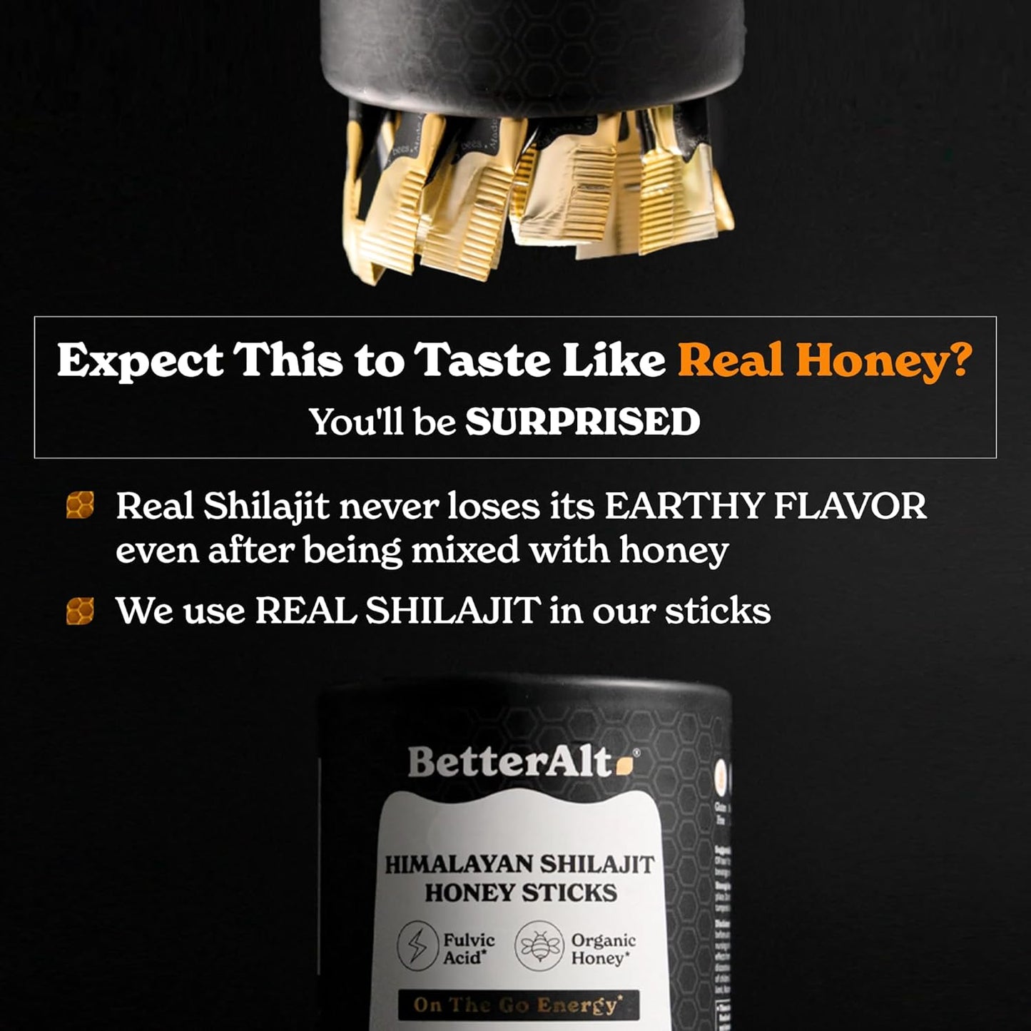 Barras de Shilajit del Himalaya BetterAltâ„¢